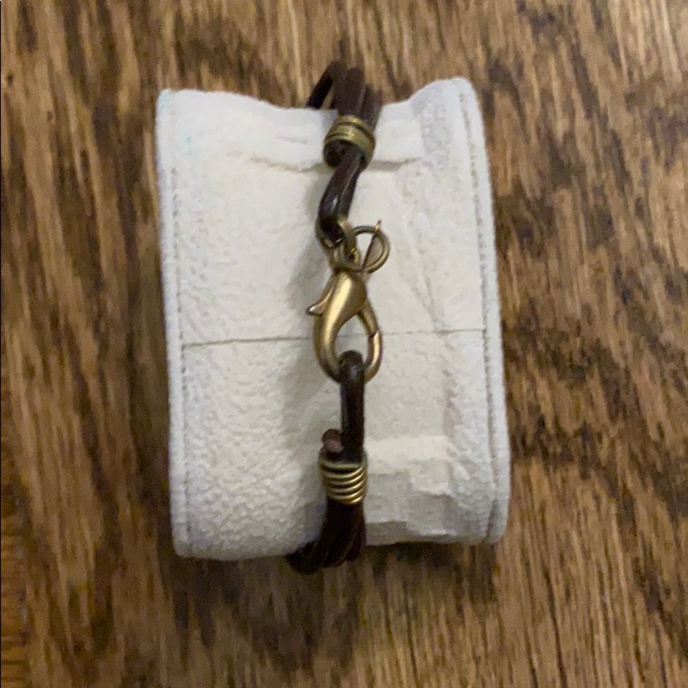 BROWN AND GOLD BRACELET - Picture 2 of 2